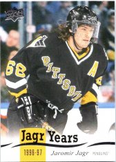 Insertní karta 2018-19 Years JJ-7 Jaromir Jagr Pittsburgh