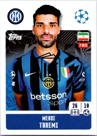 2024-25 Topps Champions League 195 Mehdi Taremi (FC Internazionale Milano)