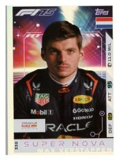 2025 Topps Turbo Attax F1 Oracle Red Bull Racing Supernova 338 Max Verstappen