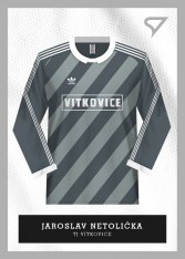 fotbalová kartička 2023 Sportzoo Dekády Takový dres oblékal J-015 JAROSLAV NETOLIČKA TJ VÍTKOVICE