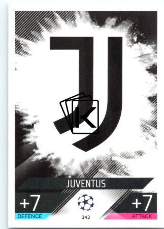 Fotbalová kartička 2022-23 Topps Match Attax UCL 343 Team Logo - Juventus