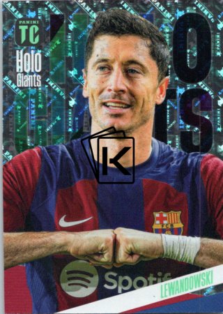 fotbalová karta Panini Top Class Holo Giants Robert Lewandowski (FC Barcelona)