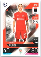 Fotbalová kartička 2022-23 Topps Match Attax UCL 43 Darwin Nunez - Liverpool