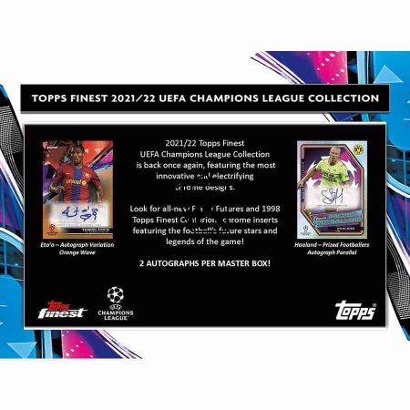 2021-22 Topps Finest UEFA Champions League Hobby Box