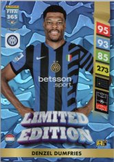 Limitovaná kartička Panini FIFA 365 2025 Adrenalyn XL Denzel Dumfries Inter Milan