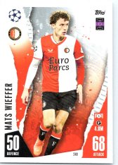 Fotbalová kartička 2023-24 Topps Match Attax UEFA Club Competitions 249 Mats Wieffer Feyenoord