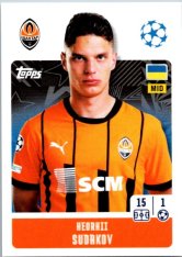 2024-25 Topps Champions League 204 Georgiy Sudakov (FC Shakhtar Donetsk)