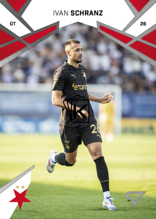 Fotbalová kartička 2024-25 SportZoo Chance Liga Serie 1 SK Slavia Praha Ivan Schranz 24