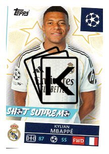 2025-26 Topps Champions League Real Madrid C.F. 394 Kylian Mbappé