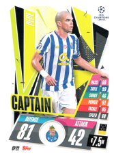 fotbalová kartička 2020-21 Topps Match Attax Champions League Extra Captain CP22 Pepe FC Porto