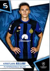 Fotbalová kartička 2023-24 Topps Superstars UEFA Club Competitions 65 Kristjan Asllani (FC Internazionale Milano)