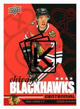 2025-26 Upper Deck Centennial Chicago Blackhawks 58 Alex Vlasic