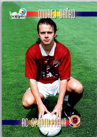 1996-97 Papyro 285 Ondřej Daňko AC Sparta Praha