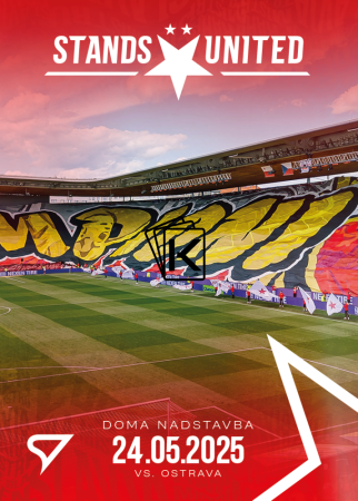 2025-26 SportZoo SK Slavia Praha Stands United SU-2 Slavia vs. Ostrava