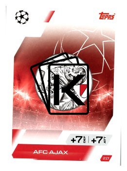 fotbalová kartička 2025-26 Topps Match Attax UCC 217 Team Logo (AFC Ajax)