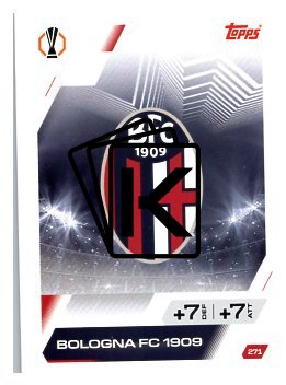 fotbalová kartička 2025-26 Topps Match Attax UCC 271 Team Logo (Bologna FC 1909)
