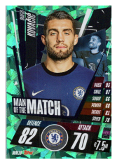 fotbalová kartička Topps Match Attax Champions League 2020-21 Man of the Match MM10 Mateo Kovačić - Chelsea FC
