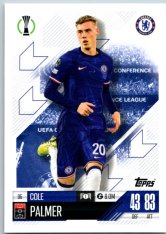 fotbalová kartička 2024-25 Topps Match Attax UEFA Club Competitions  95 Cole Palmer (Chelsea)
