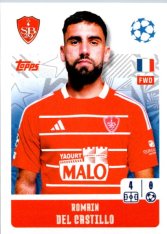 2024-25 Topps Champions League 377 Romain Del Castillo (Stade Brestois 29)