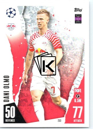 Fotbalová kartička 2023-24 Topps Match Attax UEFA Club Competitions 233 Dani Olmo RB Leipzig