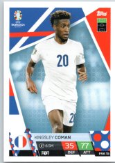 fotbalová karta Topps Match Attax EURO 2024 FRA15 Kingsley Coman (France)