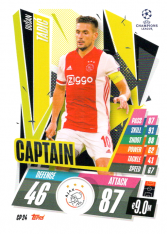 fotbalová kartička 2020-21 Topps Match Attax Champions League Extra Captain CP24 Dušan Tadić AFC Ajax