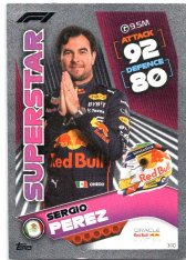 2022 Topps Formule 1Turbo Attax F1 Superstars 300 Sergio Perez (Red Bull Racing)