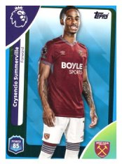 fotbalová kartička 2025-26 Topps  Premier League 283 Crysencio Summerville (West Ham United)-PARALLEL Blue