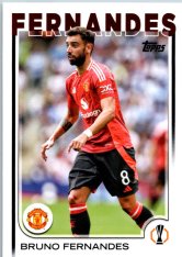 fotbalová kartička 2024-25 Topps UEFA Club Competitions Flagship 152 Bruno Fernandes Manchester United