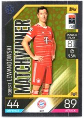 Fotbalová kartička 2022-23 Topps Match Attax UCL Matchwinner 207 Robert Lewandowski - FC Bayern Mnchen