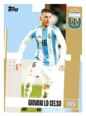 fotbalová kartička 2024-25 Topps Argentina Team Set 17 Giovani Lo Celso