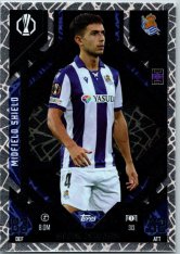 Fotbalová kartička 2024-25 Topps Match Attax EXTRA UEFA Club Competitions Midfield Shield 313 Martín Zubimendi (Real Sociedad de Fútbol)