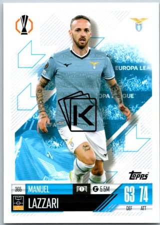 fotbalová kartička 2024-25 Topps Match Attax UEFA Club Competitions 365 Manuel Lazarri (SS Lazio)
