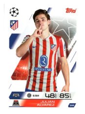 fotbalová kartička 2025-26 Topps Match Attax UCC 144 Julián Alvarez (Atlético de Madrid)