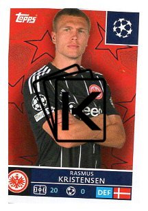 2025-26 Topps Champions League Eintracht Frankfurt 173 Rasmus Kristensen