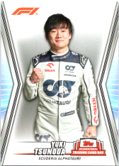 sběratelská karta F1 2023 NTCD-F17 Yuki Tsunoda Alphatauri