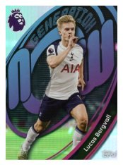 fotbalová kartička 2025-26 Topps  Premier League 268 Lucas Bergvall (Tottenham Hotspur)  -  Generation Now