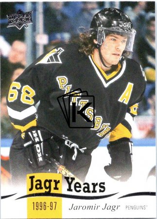Insertní karta 2018-19 Years JJ-7 Jaromir Jagr Pittsburgh