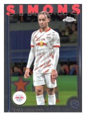 fotbalová kartička 2024-25 Topps Chrome UCC 37 Xavi Simons, RB Leipzig