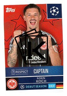 2025-26 Topps Champions League Eintracht Frankfurt 169 Robin Koch