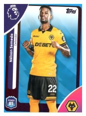 fotbalová kartička 2025-26 Topps  Premier League 291 Nélson Semedo (Wolverhampton Wanderers)-PARALLEL Blue
