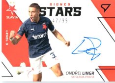 2022-23  Sprotzoo Fortuna Liga Singed Stars Level 3 Ondřej Lingr SK Slavia Praha