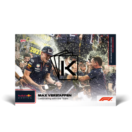 kartička Formule 1 Topps Now 2021 83 Max Verstappen Red Bull