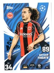 fotbalová kartička 2025-26 Topps Match Attax UCC 341 Arthur Theate (Eintracht Frankfurt)