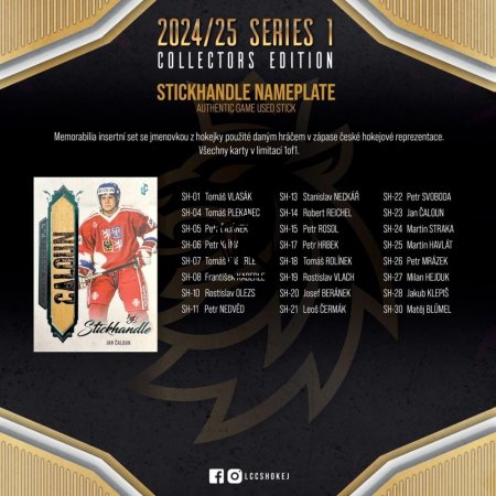 2024 25 Legendary Cards Český Hokej - Series 1 Collectors Edition Box