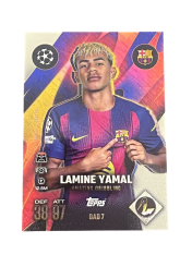 2025-26 Topps Match Attax EXTRA UEFA Club Competitions Build a Baller BAB7 Lamine Yamal FC Barcelona