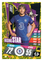 fotbalová kartička Topps Match Attax Champions League 2020-21 Rising Star RS8 Reece James - Chelsea FC