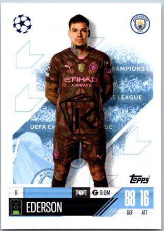 fotbalová kartička 2024-25 Topps Match Attax UEFA Club Competitions 11 Ederson (Manchester City)