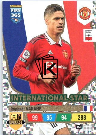 Panini Adrenalyn XL FIFA 365 2023 International Stars Raphael Varane Manchester United