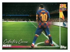 fotbalová kartička 2025-26 Topps Team set FC Barcelona Collectors Corner 40 Lionel Messi